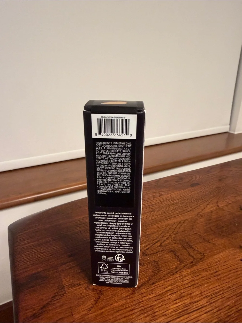 Fenty Beauty Eaze Drop Blur + Smooth Tint Stick shade 12